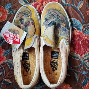 Van Gogh Skull Vans size 8